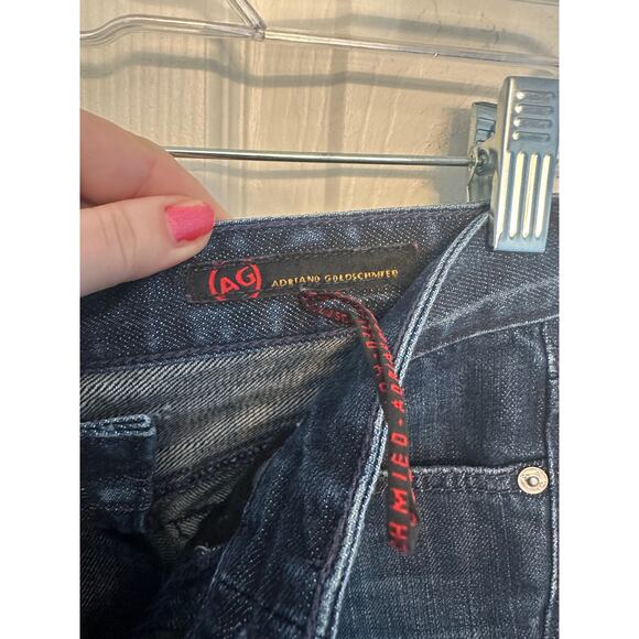 AG Adriano Goldschmied Longline Denim Shorts Size 24R NWOT - Picture 2 of 4